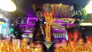 Пьянка утром в понедельник и ОТЛИЧНЫЙ БАРМЕН!!!