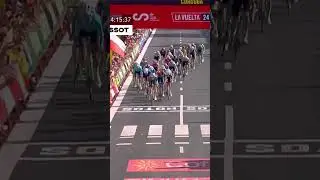 A FIREWORK FINISH 🔥 Wout van Aert takes stage win number two on Stage 7 at La Vuelta! #LaVuelta24