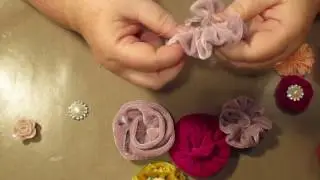 Tutorial making velvet Flowers