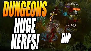Diablo 4 Blizzard Just MASSIVELY Nerfed Dungeons New Hotfix