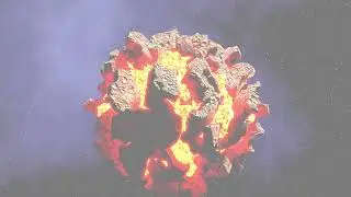 Planet Explosion Animation