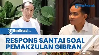 RESPONS SANTAI Jokowi Tak Resah Putranya Gibran Rakabuming Raka Digoyang Purnawirawan TNI