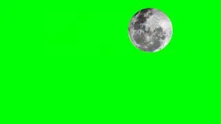 GREEN SCREEN MOON TRAVELLING