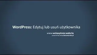 Jak edytować lub usunąć konto użytkownika WordPress?