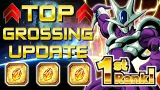 LOTS OF FREE STONES ON THE WAY?! LR Cooler & LR Goku TOP GROSSING Update! (DBZ Dokkan Battle)