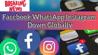 Facebook WhatsApp Down | Facebook Instagram WhatsApp Down Globally | Duvi Creations