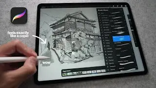 I didn't think this was possible... [My Procreate brushes for sketching]