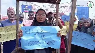 AN SAKE FITOWA MUZAHARAR YIN TIR DA KETA ALFARMAR HIJAB DA JAMI'AN TSARO SUKA YI A ABUJA A ZARIYA