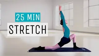 25 Min Deep Full Body Stretching For Beginners | Basic Ballet & Dance Stretches For Flexibility