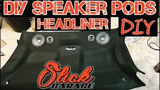 Custom fiberglass headliner speaker pods!! Speaker Tower DIY