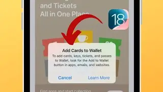 Fixed✅: To add cards keys tickets and passes to wallet look for the add to wallet button in apps