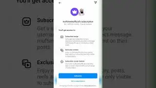 Instagram Gift subscription update || Instagram Subscribe profile update 