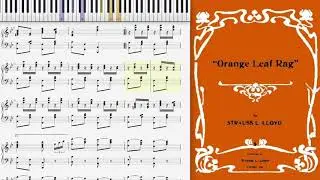 Orange Leaf Rag (Dorian Henry, piano rendition)