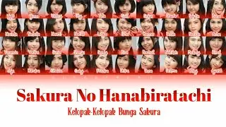 JKT48 - Sakura No Hanabiratachi (Kelopak-Kelopak Bunga Sakura) Color Coded Lyrics
