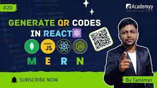 Generate QR Codes in React | QR Code Generator in MERN (2025) 🚀