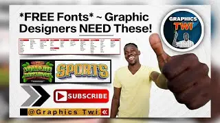FREE GRAPHIC DESIGN FONT LESSON IN TWI - PHOTOSHOP TUTORIALS