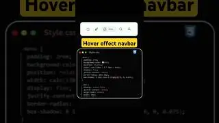 Hover Effects Navbar 
