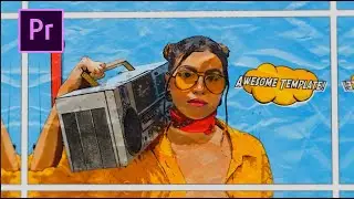 FREE Pop Art Opener Template for Adobe Premiere Pro + Tutorial