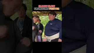 Elbow Blow from sumo fighter 