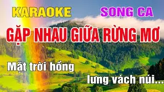 Gặp Nhau Giữa Rừng Mơ Karaoke Song Ca Nhạc Sống gia huy beat