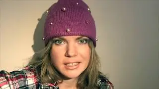 Как связать шапку бини лицевой гладью.