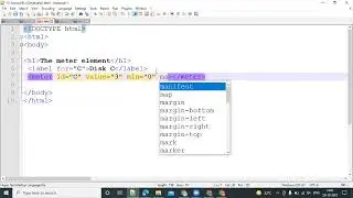 How To Create Progress Bar Using Meter Tag In HTML
