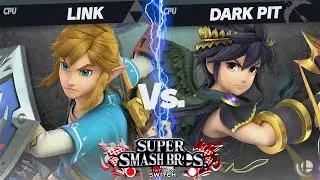 AI-Tournament: LINK vs. DARK PIT - [Round A27] - Super Smash Bros. Ultimate