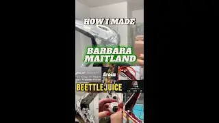 Barbara Maitland DIY Mask /Beetlejuice Halloween Costume.
