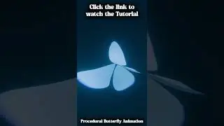 Procedural Butterfly Animation Blender 4.1  | Blender tutorial