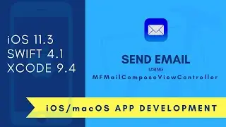 iOS Beginner: Send Email using MFMailComposer (Swift 4 + Xcode9)