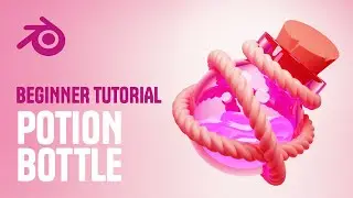 Create a Potion Bottle - Blender 3D Beginner Tutorial