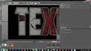 Cinema 4D Tutorial - Cracked and Cutout Text