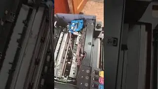 Удаление воздуха из магистрали HP Smart Tank 500 самотеком.