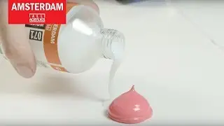 Making gradients with Amsterdam Acrylics Retarder and Slow Drying Medium