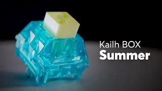 Kailh BOX Summer Sound Test with GMK, MT3 and SA Keycaps