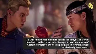 With a glass of milk, Homelander shines in Mortal Kombat 1 teaser
