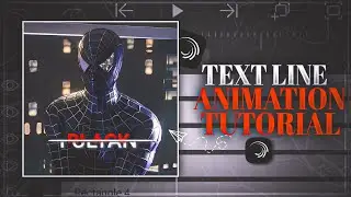 TEXT LINE TRANFORM ANIMATION TUTORIAL | ALIGHT MOTION
