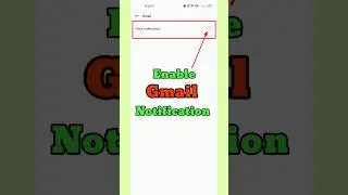 How To Enable Gmail Notification In Mobile ||