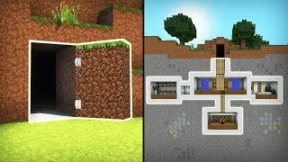 КАК ПОСТРОИТЬ САМУЮ СЕКРЕТНУЮ БАЗУ В MINECRAFT ( СКРЫТЫЙ БУНКЕР )