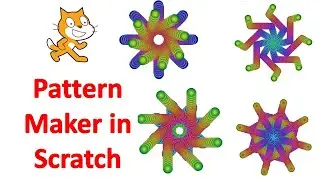Scratch Tutorial - PATTERN MAKER  - Draw different Patterns  using Pattern Maker ~ Scratch 3.0
