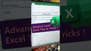💥💥Advanced Level Excel Tips & Tricks 💥Excel Tricks #shorts #ytshorts #excel #computer #ytviral
