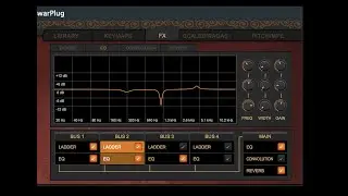 SwarPlug 4 VST Plugin: The FX Panel