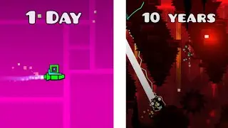 The evolution of a Geometry Dash player