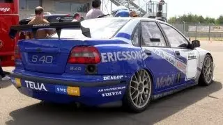 1999 Volvo S40 BTCC Race Car - Start Up, Fly Bys & N/A 5-Cylinder Engine Sound!