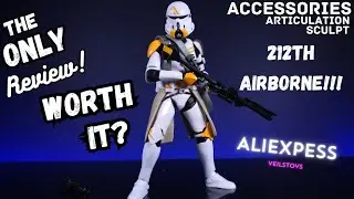 Aliexpress Veiltoys Black Series 212th Battalion Airborne Clone Trooper Review