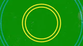 Green Screen Circle Movement Cycle Animation Effect Chromakey Overlay Футаж Круг Движения Эффект