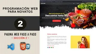 Sección nosotros de una pagina web 💥Empresa de comida rápida☝HTML5 y CSS3⛳paso a paso para novatos