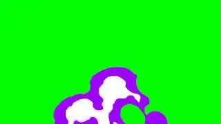 Blue Flame and Purple Flame Green Screen with Sound