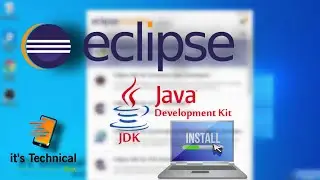 JAVA JDK + Eclipse Installation in Window 10 | JDK path set and install with eclipse | Eclipse 21