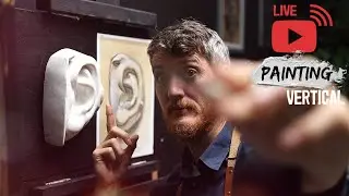 🔴Let's Paint a Grisaille Plaster CAST TOGETHER - LET'S MAKE ART #art #inspiration [Vertical]